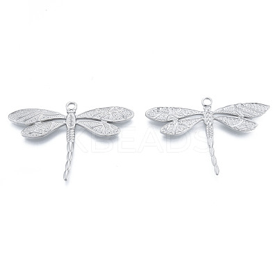 Non-Tarnish 304 Stainless Steel Pendant Rhinestone Settings STAS-N098-196P-1