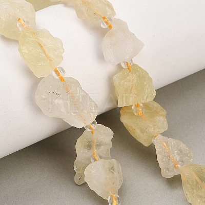 Natural Lemon Quartz Beads Strands GG-CBA0B77-A06-03-1