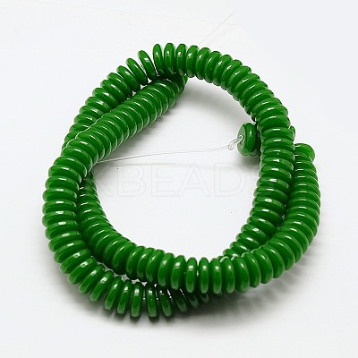 Imitation Amber Resin Heishi Beads Strands RESI-A009G-10mm-1