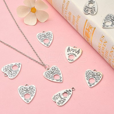 30Pcs 3 Styles Tibetan Style Alloy Pendants TIBEP-CJ0003-12-1