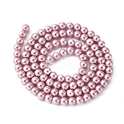 Grade A Glass Pearl Beads X-HY-J001-4mm-HX011-1