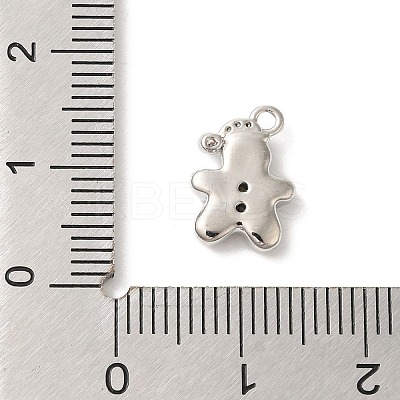 Brass Micro Pave Cubic Zirconia Charms KK-P278-10P-1