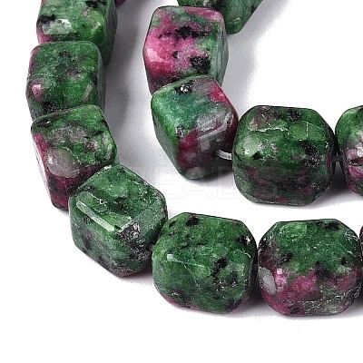 Natural Ruby in Zoisite Beads Strands G-Q608-10J-1
