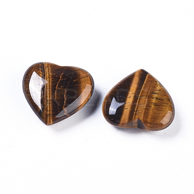 Natural Tiger Eye Heart Love Stone LS-G-L533-56-1