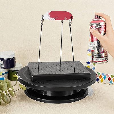 SUPERFINDING Plastic Painting Stand Base DIY-FH0002-42-1