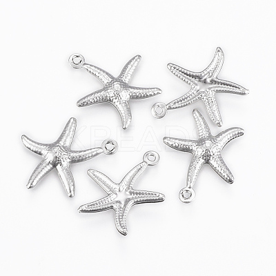 Tarnish Resistant 304 Stainless Steel Charms STAS-P175-33P-1