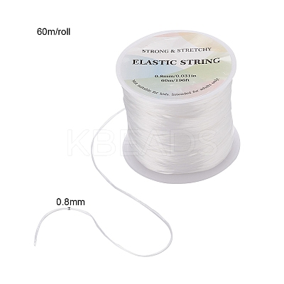 Flat Elastic Crystal String EW-YW0001-0.8mm-02E-1