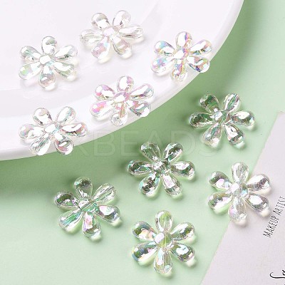 Transparent Acrylic Beads TACR-S154-35C-205-1
