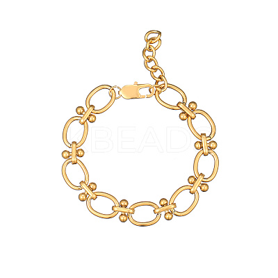 Stylish Unisex 304 Stainless Steel Irregular Buckle Bracelet/Necklace GC1125-3-1