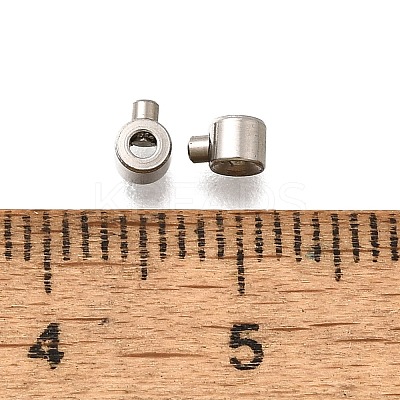 304 Stainless Steel Crimp Beads STAS-L216-51P-01-1