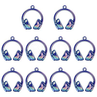 UV Plating Opaque Acrylic Pendants SACR-FZC0001-001F-1