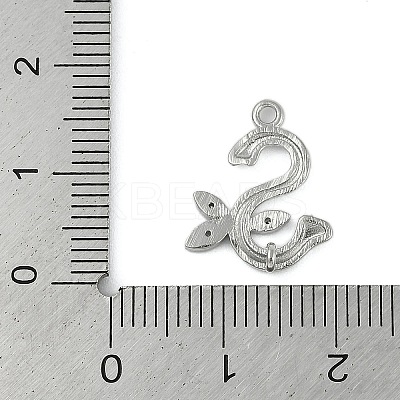 Brass Crystal Rhinestone Letter Links Connector Charms KK-S395-06P-S-1