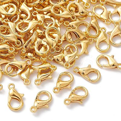 Zinc Alloy Lobster Claw Clasps FIND-FS0001-75G-1