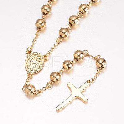 201 Stainless Steel Necklaces X-NJEW-K063-03G-1
