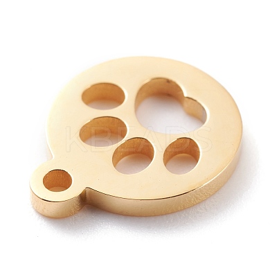 Ion Plating(IP) 304 Stainless Steel Charms STAS-Y002-06G-1