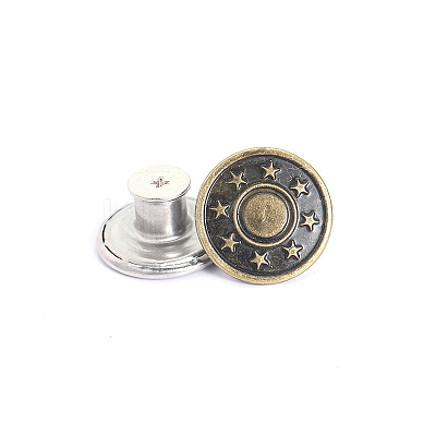 Alloy Button Pins for Jeans LS-PURS-PW0009-01H-01AB-1