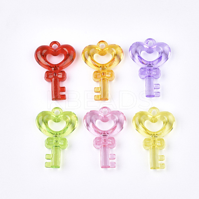 Transparent Acrylic Pendants TACR-S133-059-1