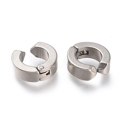Tarnish Resistant 303 Stainless Steel Cuff Earrings EJEW-F262-01B-P-1