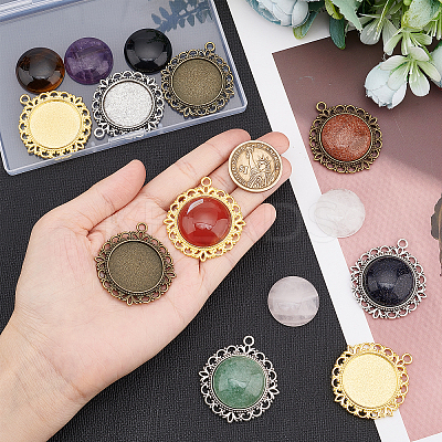 DIY Oval Pendant Making Kit DIY-CA0003-60-1