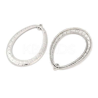 Oval Tibetan Style Alloy Pendants FIND-M082-03AS-1
