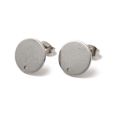 201 Stainless Steel Stud Earring Findings STAS-D244-25P-A-1