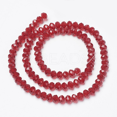 Glass Beads Strands EGLA-A034-T4mm-D07-1
