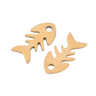 304 Stainless Steel Charms STAS-D390-02G-1