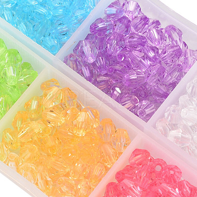 Transparent Acrylic Beads TACR-YW0001-6MM-01-1