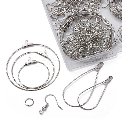 DIY Wire Wrap Earring Making Kit DIY-FS0005-09-1