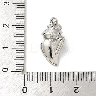 Brass Micro Pave Clear Cubic Zirconia Pendants KK-U046-02P-06-1