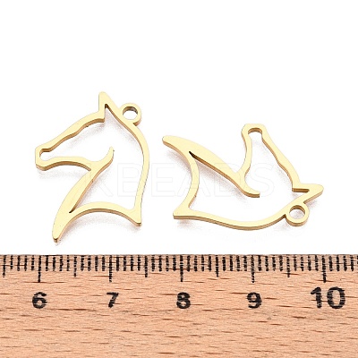 Ion Plating(IP) 201 Stainless Steel Pendants STAS-T063-167G-1