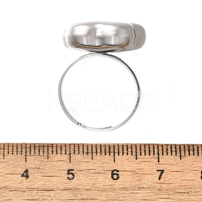 304 Stainless Steel Adjustable Finger Ring RJEW-H244-02P-1