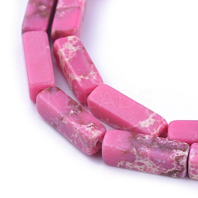 Synthetic Imperial Jasper Beads Strands X-G-E508-02J-1