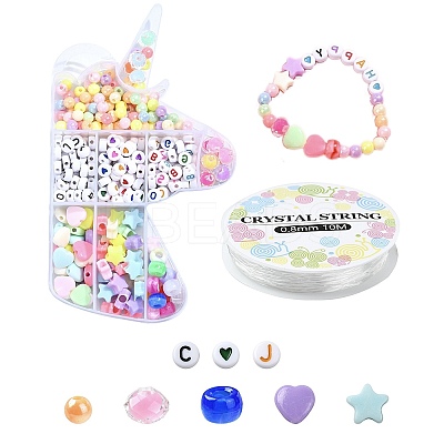 DIY Opaque Acrylic Bracelet Making Kits DIY-YW0009-89-1