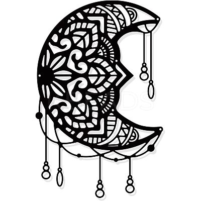 Iron Wall Art Decorations HJEW-WH0067-085-1