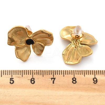 304 Stainless Steel Studs Earrings for Women EJEW-K306-33G-1