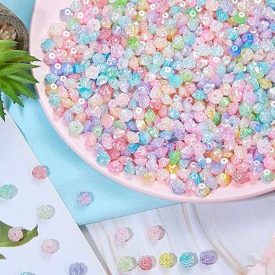 100G ABS Plastic Bead Caps KY-SZ0001-68-1