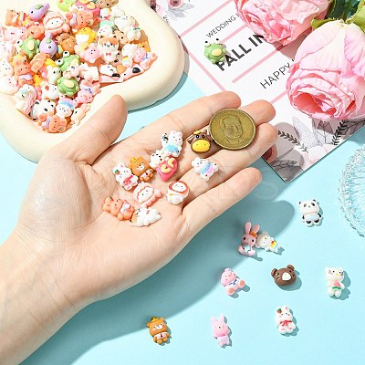 Opaque Resin Cabochons RESI-CJC0011-41-1