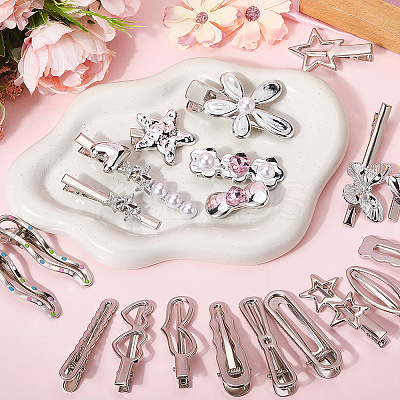 Zinc Alloy & Iron Alligator Hair Clips PHAR-SP0001-04A-1