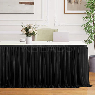Polyester Table Skirt AJEW-WH20022-20G-1