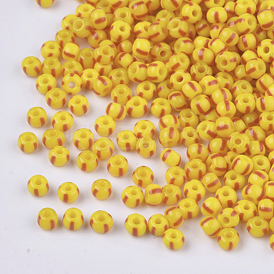 FGB 8/0 Grade A Round Glass Seed Beads SEED-S030-425-1