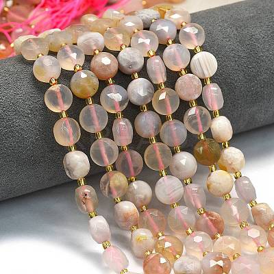 Natural Cherry Blossom Agate Beads Strands LS-G-C116-A148-01-1
