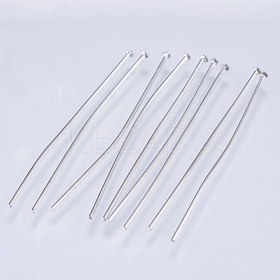 Tarnish Resistant 304 Stainless Steel Flat Head Pins STAS-F145-07P-0.6x35mm-1