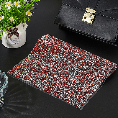 Rectangle Plastic Hotfix Rhinestone DIY-WH0349-339D-1