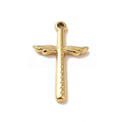 304 Stainless Steel Pendants STAS-L022-235G-1