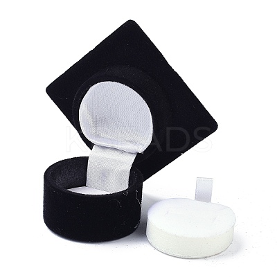 Velvet Ring Boxes LS-VBOX-F004-10-1