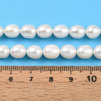 Natural Cultured Freshwater Pearl Beads Strands PEAR-N012-07Z-01-1