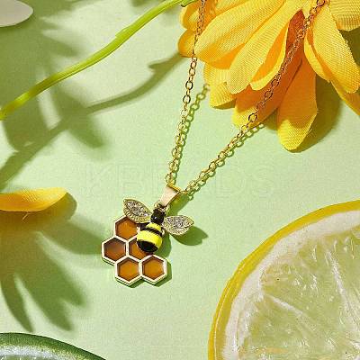 Alloy Pendant Necklaces NJEW-TA00157-1