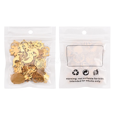 PVD Vacuum Plating 304 Stainless Steel Pendants STAS-N092-M-G-1