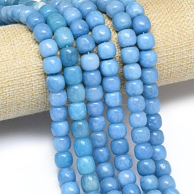 Natural Malaysia Jade Beads Strands G-B165-F10-10x10mm-1